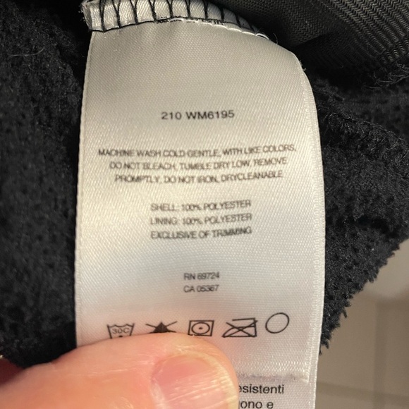 Columbia Fleece Black Gray Zip Up Jacket Men’s Large Excellent Used Condition - Picture 4 of 4